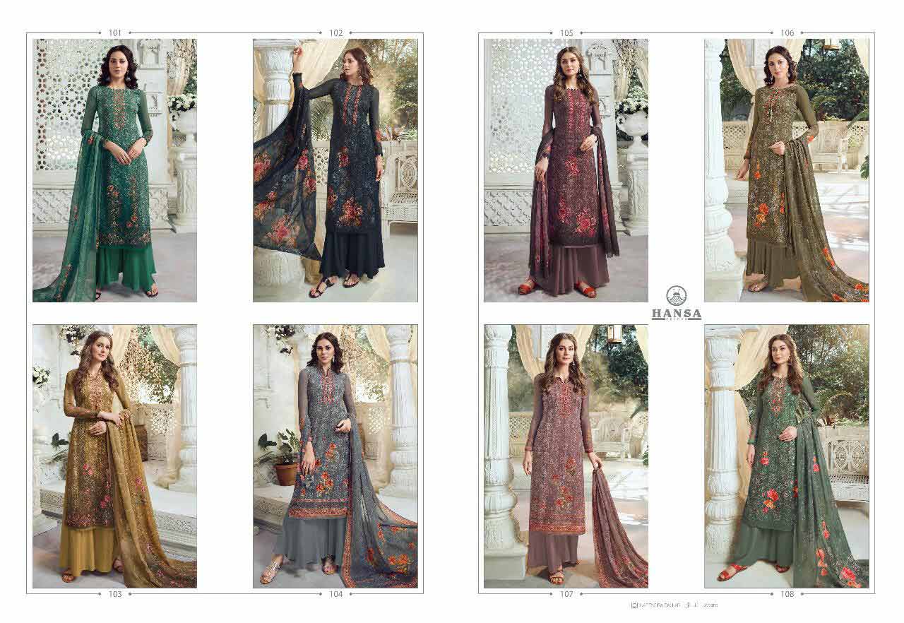 Hansa Husna Ara-Saanj Aariwork Wholesale Suits Hansa Husna Ara-Saanj Aariwork Wholesale Suits